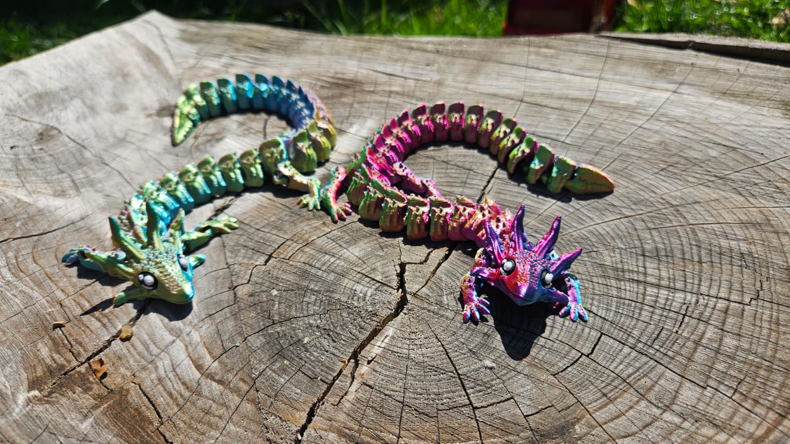 GS3DS Flexi Axolotl Dragon – Articulated Sensory Fidget Creature - Image 5