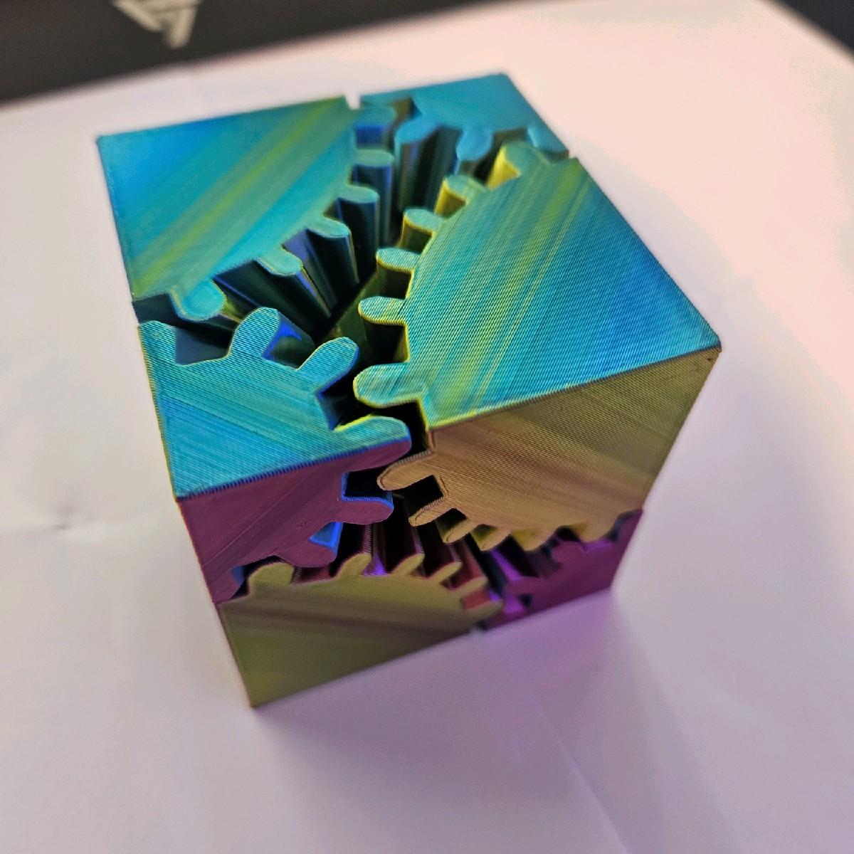 Multicolour Fidget Cube for Stress Relief - Ideal Toy for ADHD, Autism and Anxiety fidgetstoys - Image 2