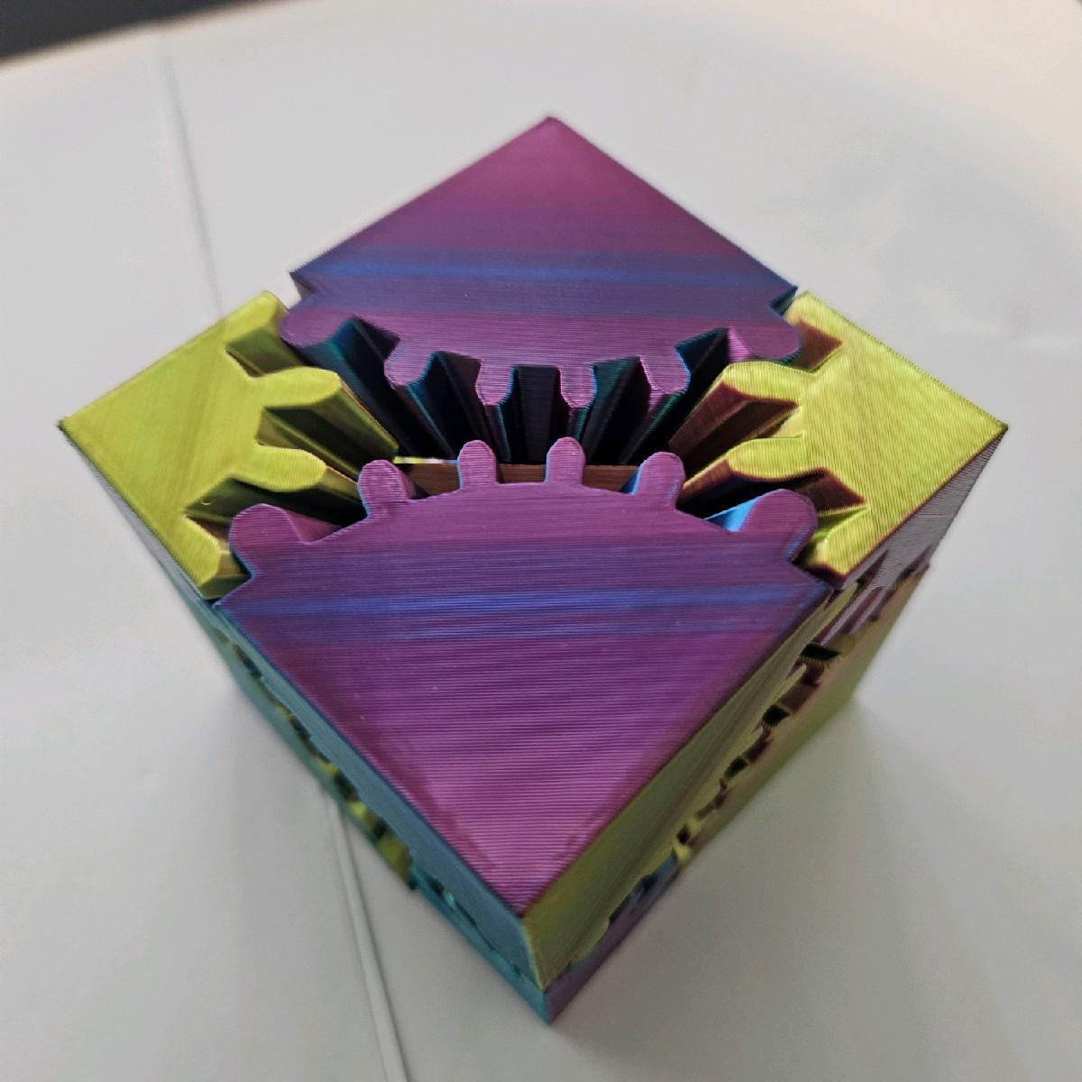 Multicolour Fidget Cube for Stress Relief - Ideal Toy for ADHD, Autism and Anxiety fidgetstoys - Image 3