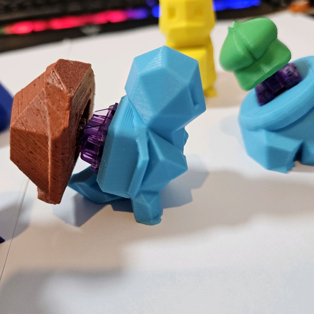 Pokemon Low Poly Mechanical Keyboard Switch Fidget Toy. Stress Relief, ASMR, ADHD, AUTISM, ASD, TCG, Button Clicker - Image 5