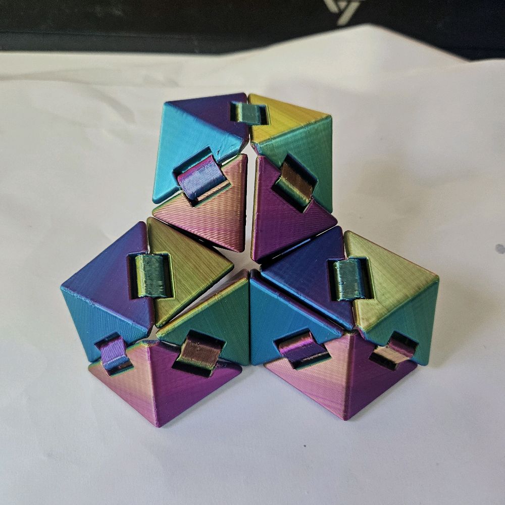 FlexiCube – Premium 3D-Printed Fidget for ADHD, Autism & Anxiety Relief | GS3Ds - Image 2
